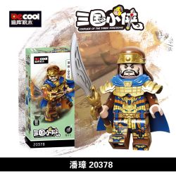 DECOOL BRICKCOOL 20378 THREE KINGDOMS HEROES PAN ZHANG bộ đồ chơi xếp lắp ráp ghép mô hình Tam Quốc Diễn Nghĩa