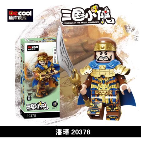DECOOL BRICKCOOL 20378 THREE KINGDOMS HEROES PAN ZHANG bộ đồ chơi xếp lắp ráp ghép mô hình Tam Quốc Diễn Nghĩa