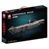 LE YI 66078 TÀU NGẦM HÌNH CHỮ TRONG THẾ CHIẾN II bộ đồ chơi xếp lắp ráp ghép mô hình Military Army UNDERSEA BOAT Quân Sự Bộ Đội 738 khối
