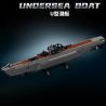 LE YI 66078 TÀU NGẦM HÌNH CHỮ TRONG THẾ CHIẾN II bộ đồ chơi xếp lắp ráp ghép mô hình Military Army UNDERSEA BOAT Quân Sự Bộ Đội 738 khối