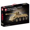 LE YI 66075 SD.KFZ.234 XE BỌC THÉP HẠNG NẶNG bộ đồ chơi xếp lắp ráp ghép mô hình Military Army SD.KFZ.234 PUMA Quân Sự Bộ Đội 426 khối