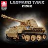 LE YI 66065 XE TĂNG DA BÁO bộ đồ chơi xếp lắp ráp ghép mô hình Military Army LEOPARD TANK Quân Sự Bộ Đội 526 khối