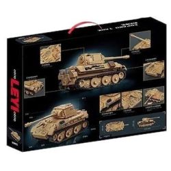 LE YI 66065 XE TĂNG DA BÁO bộ đồ chơi xếp lắp ráp ghép mô hình Military Army LEOPARD TANK Quân Sự Bộ Đội 526 khối