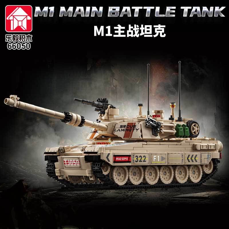 LE YI 66050 M1 BỂ CHIẾN CHÍNH bộ đồ chơi xếp lắp ráp ghép mô hình Military Army M1 MAIN BATTLE TANK Quân Sự Bộ Đội