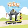 TOP TOY TC1736 1736 LITTLE PARROT BEBE TIME TRAIN PHÒNG ĐIỀU KHIỂN bộ đồ chơi xếp lắp ráp ghép mô hình 400 khối
