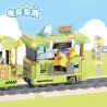 TOP TOY TC1738 1738 LITTLE PARROT BEBE TIME TRAIN E-SPORTS CAR bộ đồ chơi xếp lắp ráp ghép mô hình 400 khối
