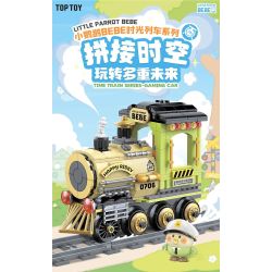 TOP TOY TC1738 1738 LITTLE PARROT BEBE TIME TRAIN E-SPORTS CAR bộ đồ chơi xếp lắp ráp ghép mô hình 400 khối