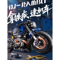 SHARP MODEL JIMULIANG PRODUCT 10546 ĐẦU MÁY TỐC ĐỘ LATTE 1 5 tỷ lệ 1:5 bộ đồ chơi xếp lắp ráp ghép mô hình Technic Kỹ Thuật Công Nghệ Cao Mô Hình Phương Tiện 1591 khối