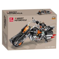 JIESTAR 58281 XE MÁY bộ đồ chơi xếp lắp ráp ghép mô hình BANDIT MOTORCYCLE 1298 khối