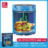JIESTAR 59139 BỂ CÁ SINH THÁI TRONG CHAI bộ đồ chơi xếp lắp ráp ghép mô hình SEAWORLD 57 khối