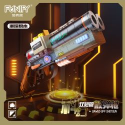 FUNIFY W9031 9031 KHOA HỌC VIỄN TƯỞNG ĐÔI SÚNG NGẮN NÒNG bộ đồ chơi xếp lắp ráp ghép mô hình Military Army SAWED OFF SHOTGUN Quân Sự Bộ Đội