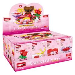 WOMA C1022 1022 CUỘC HẸN LÃNG MẠN 12 bộ đồ chơi xếp lắp ráp ghép mô hình Creator Sáng Tạo 416 khối