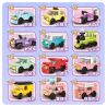 WOMA C1021 1021 MÔ HÌNH MACARON CARTOON 12 bộ đồ chơi xếp lắp ráp ghép mô hình Racers Đua Tốc Độ 407 khối