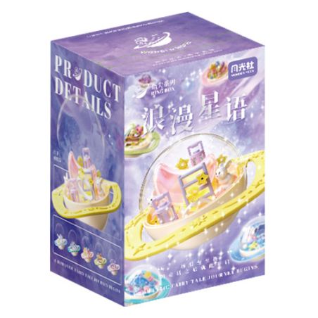 GEKKOSHA 802087 NGÔI SAO LÃNG MẠN RAIN STAR FINGINGERTIP RING HỘP 6 KIỂU bộ đồ chơi xếp lắp ráp ghép mô hình STARLIGHT WHISPERS