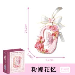GEKKOSHA 802083 THE FOUR SEASONS BUTTERFLY RHYME MEMORIES OF FLOWERS bộ đồ chơi xếp lắp ráp ghép mô hình Arts & Crafts