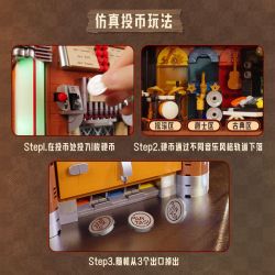 PANTASY 85020 JUKEBOX bộ đồ chơi xếp lắp ráp ghép mô hình Creator RETRO JUKEBOX Sáng Tạo 1300 khối