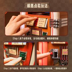PANTASY 85020 JUKEBOX bộ đồ chơi xếp lắp ráp ghép mô hình Creator RETRO JUKEBOX Sáng Tạo 1300 khối