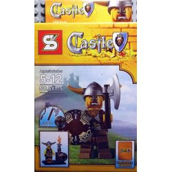 SY 175 LÂU ĐÀI HÌNH 8 bộ đồ chơi xếp lắp ráp ghép mô hình Medieval Castle Chiến Tranh Trung Cổ