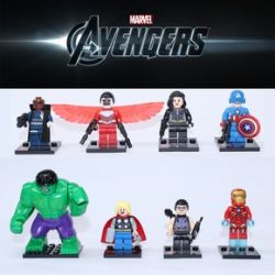SY 161 AVENGERS HÌNH 8 bộ đồ chơi xếp lắp ráp ghép mô hình Super Heroes Siêu Nhân Anh Hùng