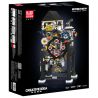 MouldKing 10159 Mould King 10159 ĐỒNG HỒ CYBERPUNK bộ đồ chơi xếp lắp ráp ghép mô hình Technic CYBERPUNK CLOCK Kỹ Thuật Công Nghệ Cao Mô Hình Phương Tiện 3181 khối