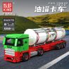 MouldKing 24075 Mould King 24075 XE TĂNG DẦU bộ đồ chơi xếp lắp ráp ghép mô hình City FUEL TANKER TRUCK Thành Phố 556 khối