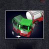 MouldKing 24075 Mould King 24075 XE TĂNG DẦU bộ đồ chơi xếp lắp ráp ghép mô hình City FUEL TANKER TRUCK Thành Phố 556 khối