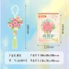 IBLOCK IB1401 1401 6 KIỂU MONG MUỐN HOA PEONY RED CÚC MẪU ĐƠN bộ đồ chơi xếp lắp ráp ghép mô hình Gear FLOWER WISH Đồ Lắp Ghép