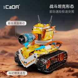 CADA DOUBLEE C83003 83003 ROBOT LẬP TRÌNH BA TRONG MỘT bộ đồ chơi xếp lắp ráp ghép mô hình Technic W BOT Kỹ Thuật Công Nghệ Cao Mô Hình Phương Tiện 455 khối