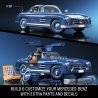 MATTEL BRICK SHOP HWW25 LỚP CAO CẤP HOT WHEELS MERCEDES-BENZ 300SL 1:12 tỷ lệ 1:12 bộ đồ chơi xếp lắp ráp ghép mô hình Creator MATTEL BRICK SHOP HOT WHEELS MERCEDES-BENZ 300 SL Sáng Tạo 1600 khối