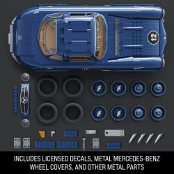 MATTEL BRICK SHOP HWW25 LỚP CAO CẤP HOT WHEELS MERCEDES-BENZ 300SL 1:12 tỷ lệ 1:12 bộ đồ chơi xếp lắp ráp ghép mô hình Creator MATTEL BRICK SHOP HOT WHEELS MERCEDES-BENZ 300 SL Sáng Tạo 1600 khối