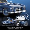 MATTEL BRICK SHOP HWW25 LỚP CAO CẤP HOT WHEELS MERCEDES-BENZ 300SL 1:12 tỷ lệ 1:12 bộ đồ chơi xếp lắp ráp ghép mô hình Creator MATTEL BRICK SHOP HOT WHEELS MERCEDES-BENZ 300 SL Sáng Tạo 1600 khối