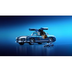 MATTEL BRICK SHOP HWW25 LỚP CAO CẤP HOT WHEELS MERCEDES-BENZ 300SL 1:12 tỷ lệ 1:12 bộ đồ chơi xếp lắp ráp ghép mô hình Creator MATTEL BRICK SHOP HOT WHEELS MERCEDES-BENZ 300 SL Sáng Tạo 1600 khối