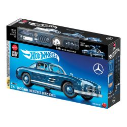 MATTEL BRICK SHOP HWW25 LỚP CAO CẤP HOT WHEELS MERCEDES-BENZ 300SL 1:12 tỷ lệ 1:12 bộ đồ chơi xếp lắp ráp ghép mô hình Creator MATTEL BRICK SHOP HOT WHEELS MERCEDES-BENZ 300 SL Sáng Tạo 1600 khối