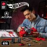 MATTEL BRICK SHOP JFT17 LỚP HỌC ƯU TÚ HOT WHEELS 1990 ACURA NSX 1:16 tỷ lệ 1:16 bộ đồ chơi xếp lắp ráp ghép mô hình Creator HOT WHEELS '90 ACURA NSX Sáng Tạo 876 khối