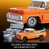 MATTEL BRICK SHOP JFT20 BÁNH XE NÓNG TẦNG LỚP ELITE 1962 CHEVROLET CHEVY MODIFIED PICKUP 1:16 tỷ lệ 1:16 bộ đồ chơi xếp lắp ráp ghép mô hình Creator HOT WHEELS CUSTOM '62 CHEVY Sáng Tạo 858 khối