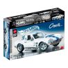 MATTEL BRICK SHOP JGR31 LỚP HỌC ƯU TÚ HOT WHEELS CHEVROLET CORVETTE GRAND SPORT 1:16 tỷ lệ 1:16 bộ đồ chơi xếp lắp ráp ghép mô hình Creator HOT WHEELS CORVETTE GRAND SPORT Sáng Tạo 918 khối