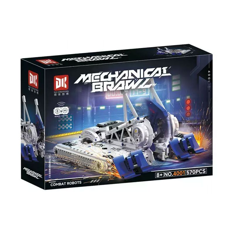 DK 4001 ROBOT WARS BITE bộ đồ chơi xếp lắp ráp ghép mô hình Technic MECHANICAL BRAWL COMBAT ROBOTS Kỹ Thuật Công Nghệ Cao Mô Hình Phương Tiện 570 khối