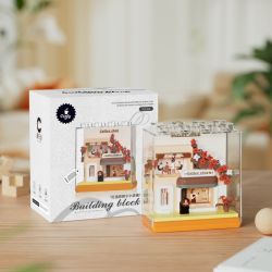 CHAOLE CHUANG 7367 CÓ MỘT CỬA HÀNG NHỎ QUÁN CÀ PHÊ bộ đồ chơi xếp lắp ráp ghép mô hình COFFEE SHOP 265 khối