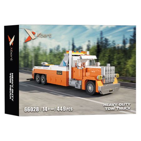 XBERT 66028 ĐOẠN GIỚI THIỆU ĐƯỜNG BỘ MỸ bộ đồ chơi xếp lắp ráp ghép mô hình City HEAVY DUTY TOW TRUCK Thành Phố 449 khối