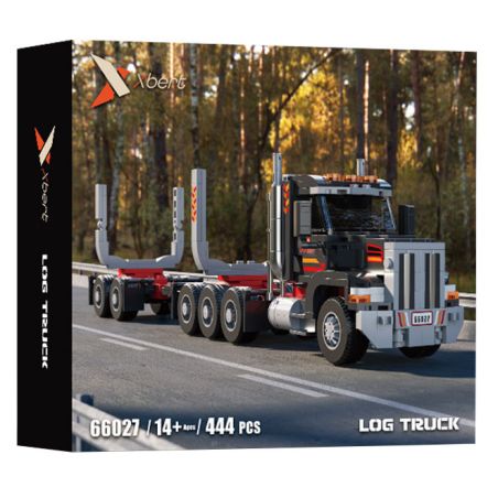 XBERT 66027 XE TẢI MỸ bộ đồ chơi xếp lắp ráp ghép mô hình City LOG TRUCK Thành Phố 444 khối