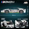 BAKA TECHNOLOGY 6602 R.C TECHNOLOGY SPORTS CAR bộ đồ chơi xếp lắp ráp ghép mô hình Technic Kỹ Thuật Công Nghệ Cao Mô Hình Phương Tiện 1761 khối