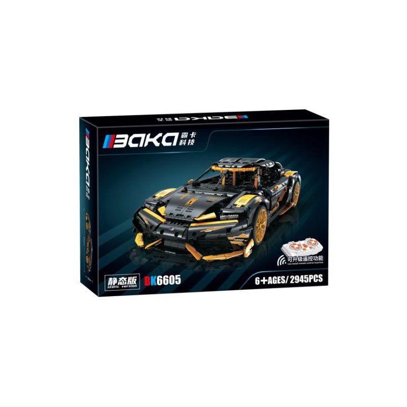 BAKA TECHNOLOGY 6605 GOD OF WAR RACING SUPER bộ đồ chơi xếp lắp ráp ghép mô hình Technic Kỹ Thuật Công Nghệ Cao Mô Hình Phương Tiện 2945 khối