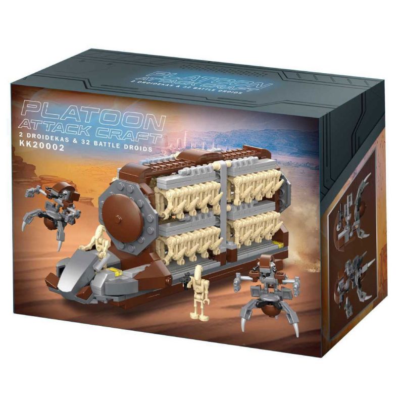 KK20002 20002 MÁY BAY STAR WARS bộ đồ chơi xếp lắp ráp ghép mô hình PLATOON ATTACK CRAFT Chiến Tranh Giữa Các Vì Sao