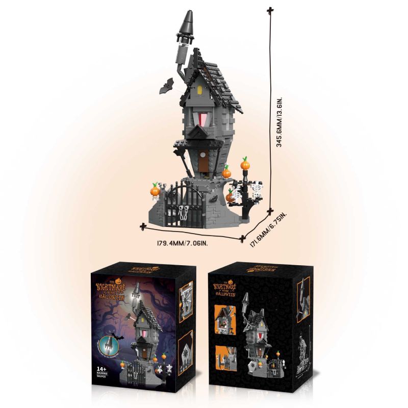 KK20003 20003 ĐÊM GIÁNG SINH bộ đồ chơi xếp lắp ráp ghép mô hình Movie & Game Phim Và Trò Chơi 581 khối