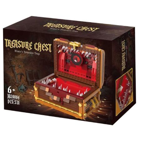 KK20004 20004 TREASURE REST MONSTER bộ đồ chơi xếp lắp ráp ghép mô hình Movie & Game TRASURE CHEST Phim Và Trò Chơi 531 khối