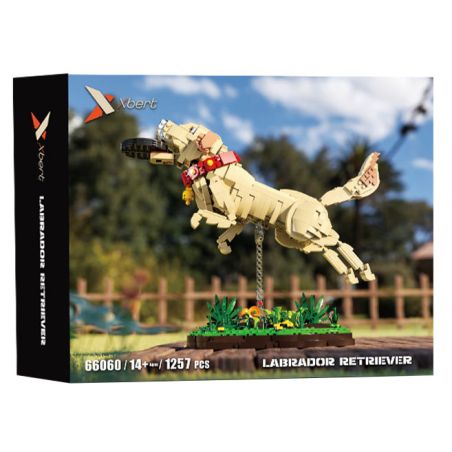 XBERT 66060 LABRADOR RETRIEVER bộ đồ chơi xếp lắp ráp ghép mô hình THE LABRADOR RETRIEVER 1257 khối