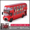 XBERT 66037 XE BUÝT HAI TẦNG RETRO CỦA ANH bộ đồ chơi xếp lắp ráp ghép mô hình City VINTAGE DOUBLE DECKER BUS Thành Phố 745 khối