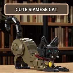 XBERT 66114 MÈO XIÊM bộ đồ chơi xếp lắp ráp ghép mô hình SIAMESE CAT 1117 khối