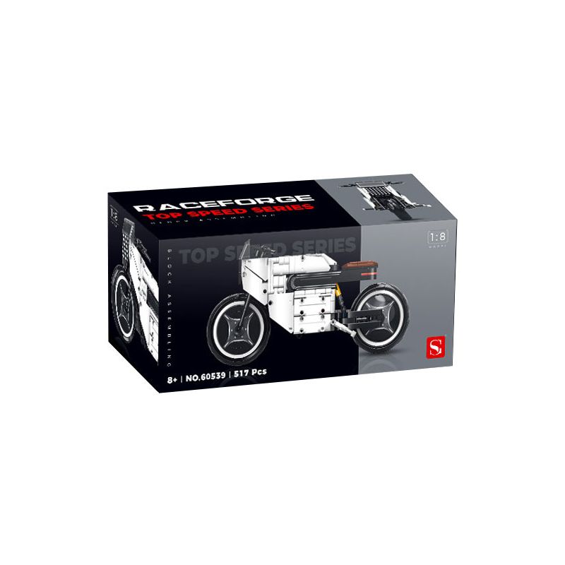 DOUBLE HEIGHT 60539 XE MÁY PORSCHE 619 tỷ lệ 1:8 bộ đồ chơi xếp lắp ráp ghép mô hình Technic Kỹ Thuật Công Nghệ Cao Mô Hình Phương Tiện 517 khối