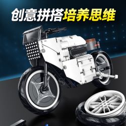 DOUBLE HEIGHT 60539 XE MÁY PORSCHE 619 tỷ lệ 1:8 bộ đồ chơi xếp lắp ráp ghép mô hình Technic Kỹ Thuật Công Nghệ Cao Mô Hình Phương Tiện 517 khối